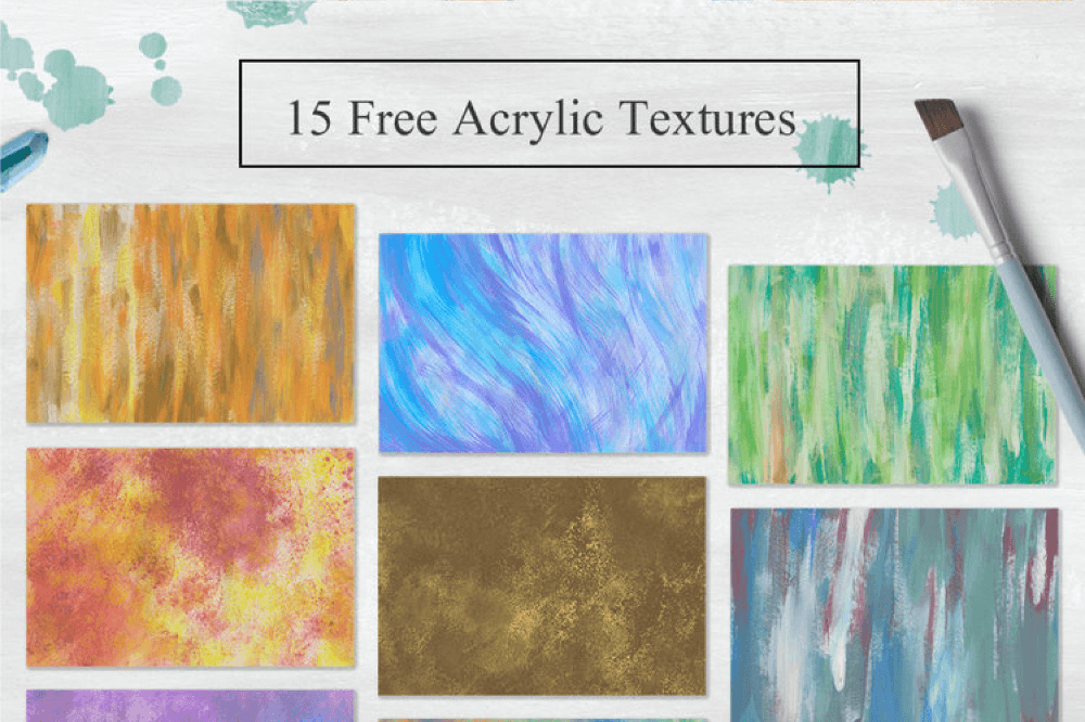 15 Modern Abstract Acrylic Textures - Pixel Surplus