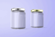 Free Realistic Glass Jar Mockup - Pixel Surplus