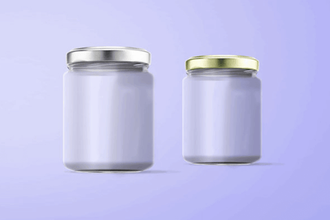 Free Realistic Glass Jar Mockup - Pixel Surplus