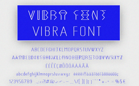 Vibra Type - Free Font - Pixel Surplus