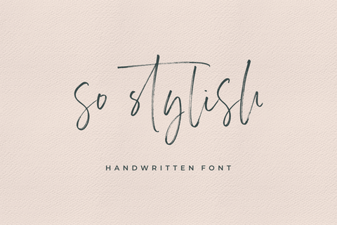Carlinet - Handwritten Brush Font