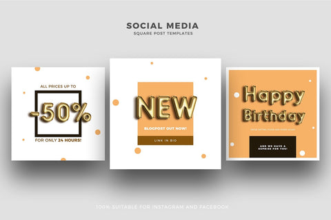 Fancy Balloons - Free Social Media Template Pack