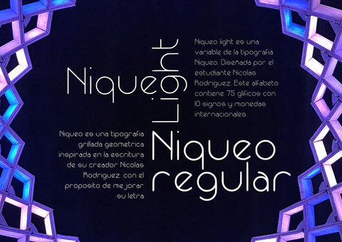 Niqueo - Free Rounded Geometric Font - Pixel Surplus