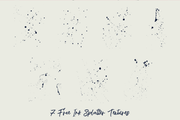 7 Free Ink Splatter Textures - Pixel Surplus