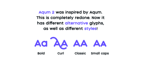 Aqum 2 - Free Font