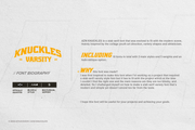 AZN Knuckles - Varsity Slab Serif Display Font