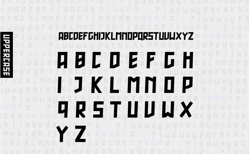 Anson - Free Bold Geometric Typeface - Pixel Surplus
