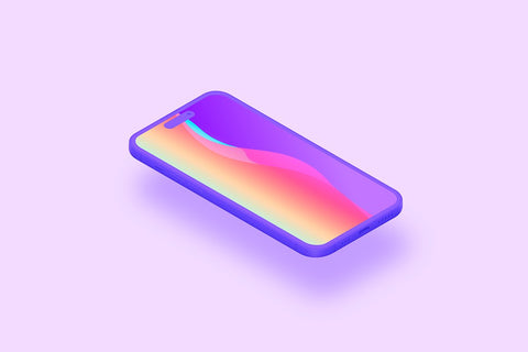 iPhone 14 Pro - Free Clay PSD Mockups