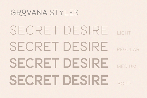 Grovanna - Modern Sans Serif Typeface