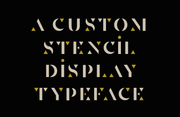Senda - Free Stencil Display Font - Pixel Surplus