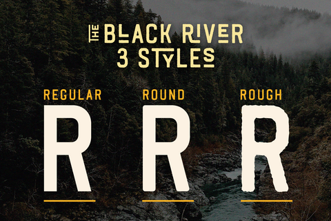Black River - Display Font