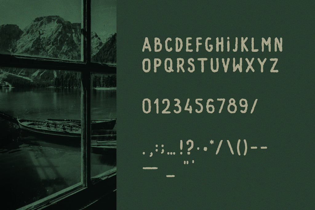 Pinewood - Free Handpainted Rustic Sans Serif - Pixel Surplus