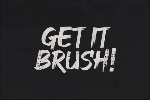 Good Brush - Free Authentic Brush Font - Pixel Surplus
