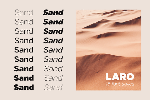 Laro - Sans Serif Font Family