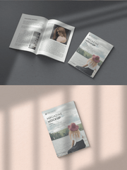Free Minimalist Magazine Mockup Vol. 2 - Pixel Surplus