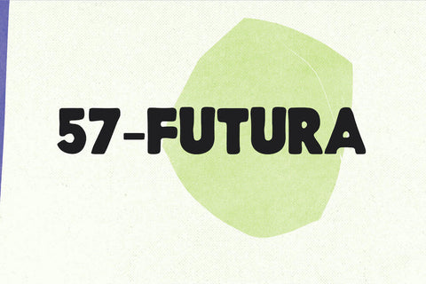 57 Futura - Free Vintage Font - Pixel Surplus