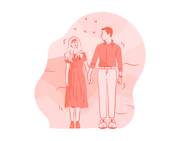 Free Couples Valentine Illustration Pack - Pixel Surplus