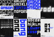 Anson - Free Bold Geometric Typeface - Pixel Surplus
