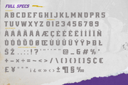 AZN Knuckles - Varsity Slab Serif Display Font