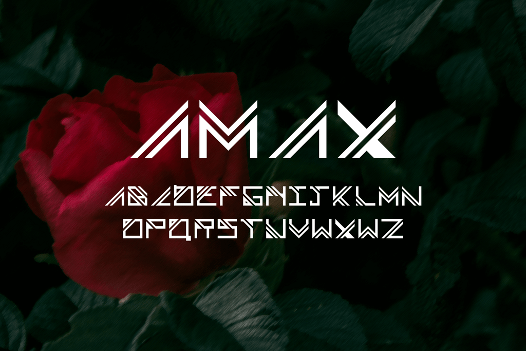 AMAX - Free Futuristic Display Font - Pixel Surplus