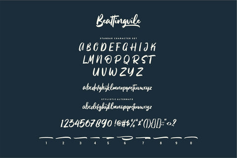 Beattingvile - Free Beautiful Script Font - Pixel Surplus