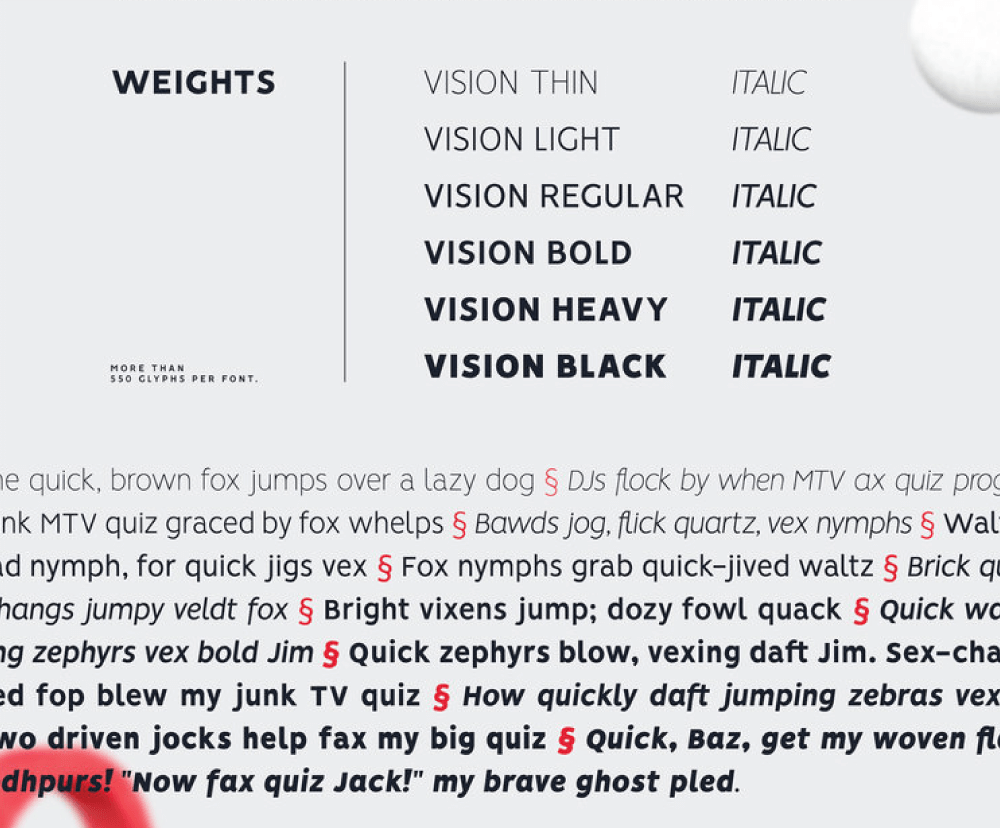 Vision - Free Font Family - Pixel Surplus
