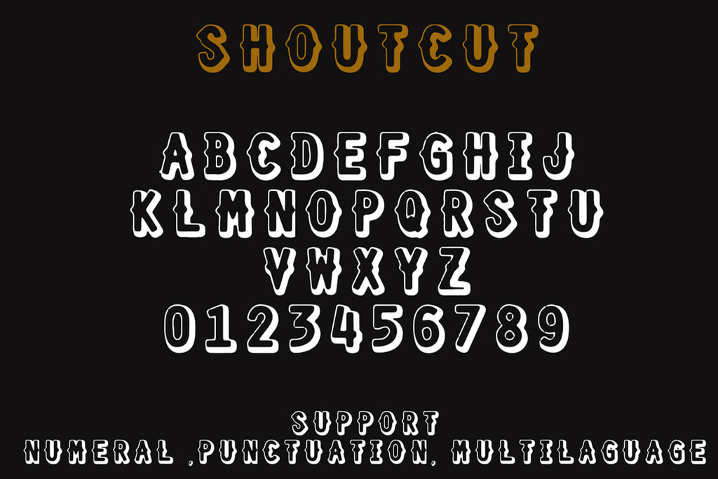 Shourtcut - Free Retro Themed Font - Pixel Surplus