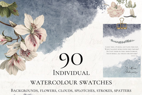90 Free Watercolor Swatches
