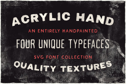 Acrylic Hand Thick - Free Strong & Bold SVG Font - Pixel Surplus