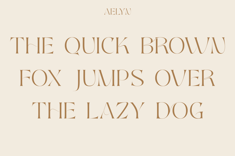 Aelyn - Luxury Ligature Serif Font
