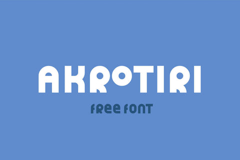 Akrotiri - Free Display Font - Pixel Surplus