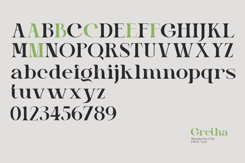 Gretha - Free Display Serif Font