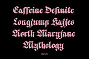 ED Lacour - Blackletter Typeface