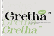 Gretha - Free Display Serif Font