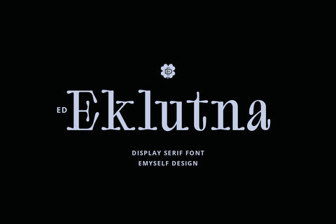 ED Eklutna - Display Serif