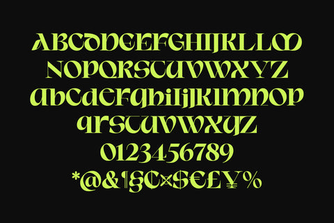 ED Brigid Typeface