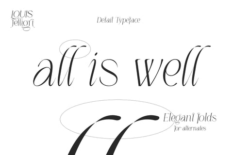 Louis Felligri Thin - Free Display Serif Font