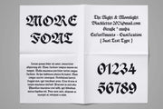 ED Morrigan Typeface