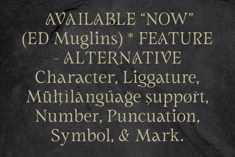 ED Muglins - Serif Display
