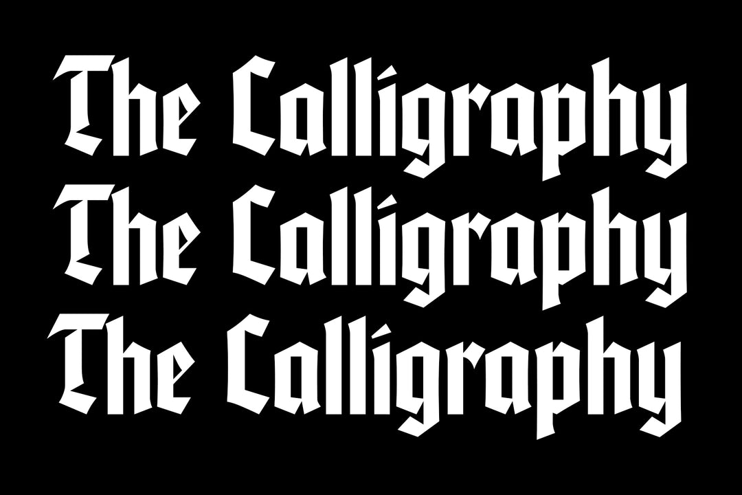 Master Blackletter Calligraphy Practice Sheets - 8 Scripts