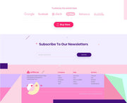 Artfocus - Free Clean & Colorful Landing Page