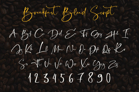 Breakfast Blend - Hand Drawn Font Duo