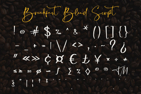 Breakfast Blend - Hand Drawn Font Duo