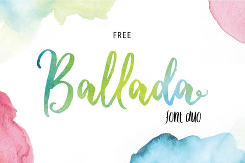 Ballada - Free Font Duo