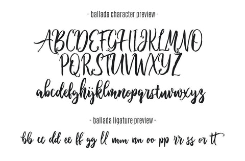 Ballada - Free Font Duo