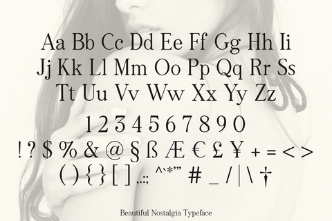 Beautiful Nostalgia - Retro Serif Font