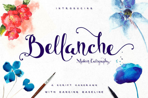Bellanche - Free Modern Calligraphy Script Font