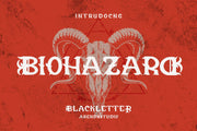 Biohazard - Free Blackletter Font