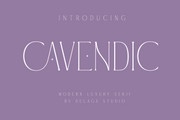 Cavendic - Elegant Serif Font