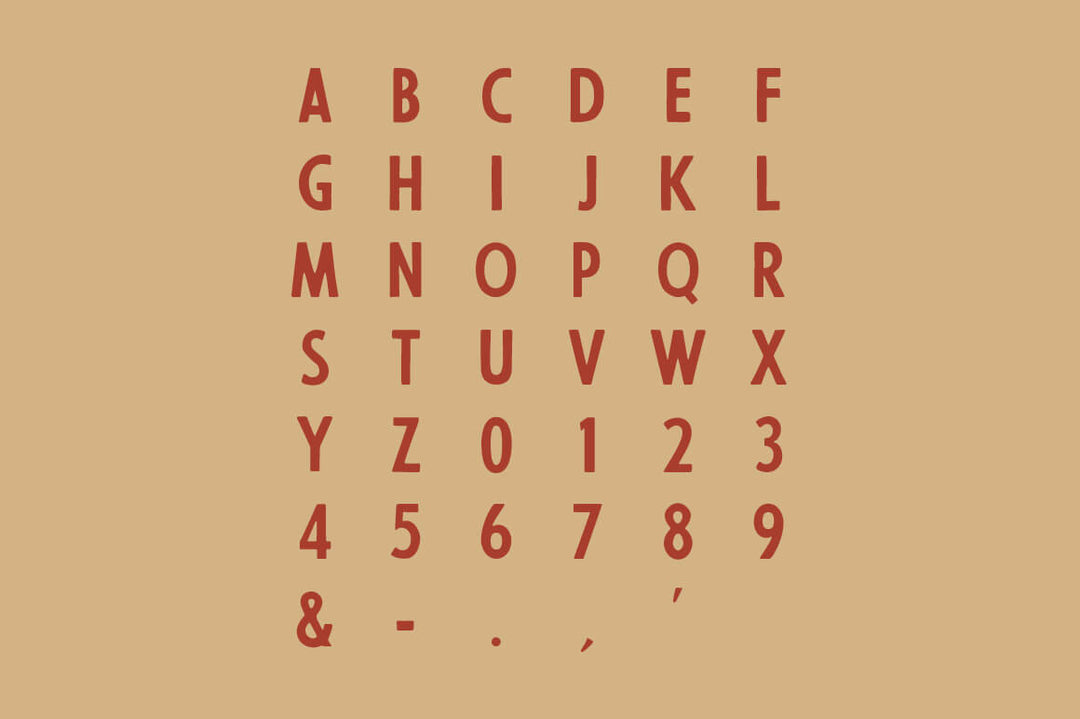 56th Street - Free Vintage Typeface – Pixel Surplus